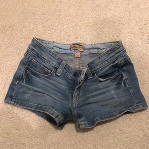 Like New Paige Low Rise Jean Shorts, Size 24